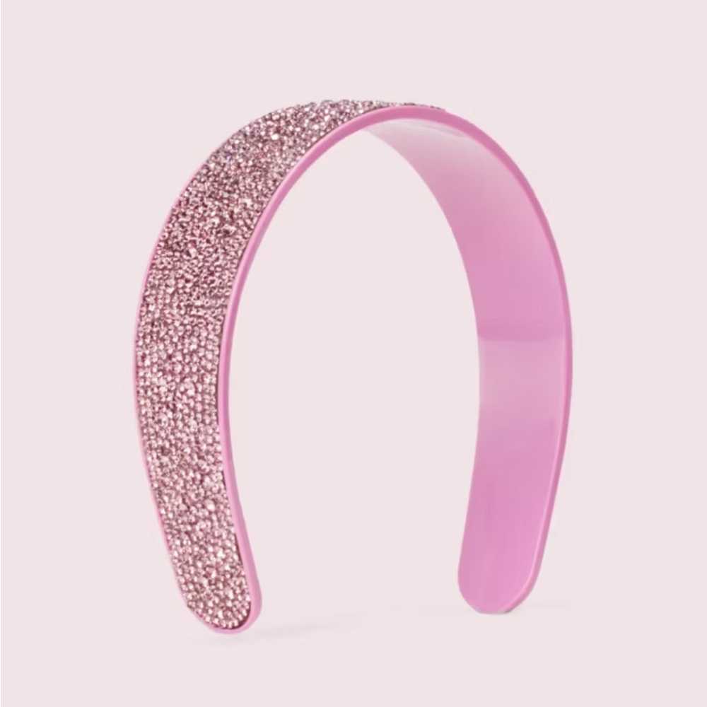 Kate Spade Pink Disco Brilliant Statement Sparkle Headband- Women’s O/S